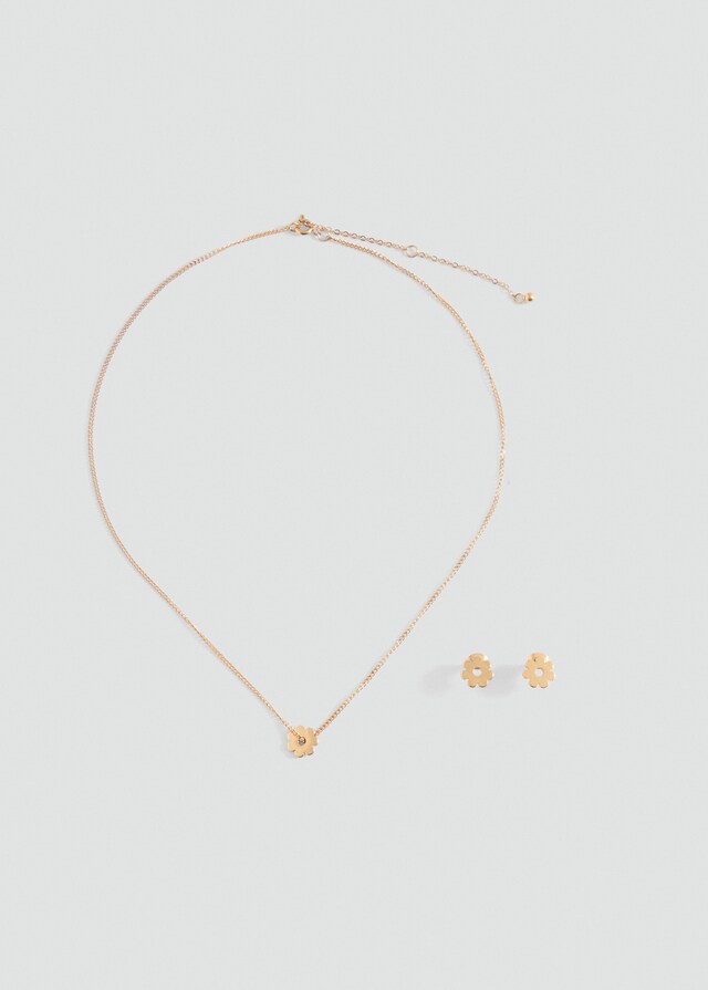 Mango Set Collana E Orecchini