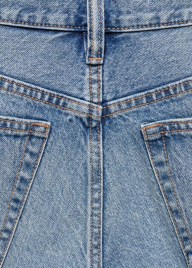 Mango Short Denim Orlo Sfilacciato