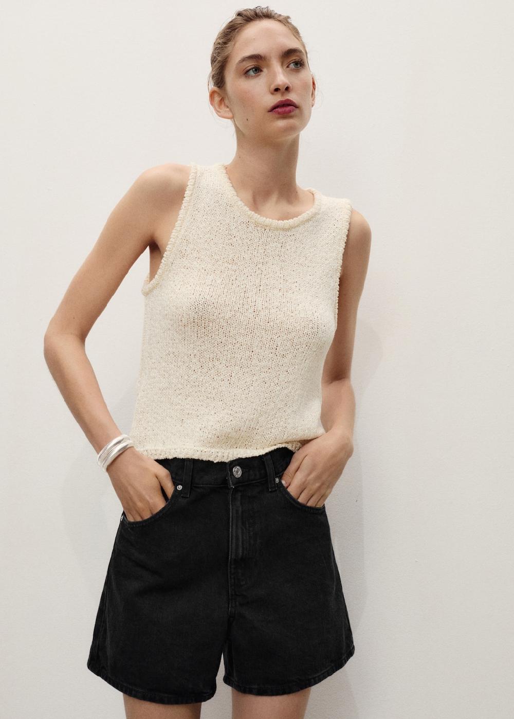 Mango Short denim vita alta