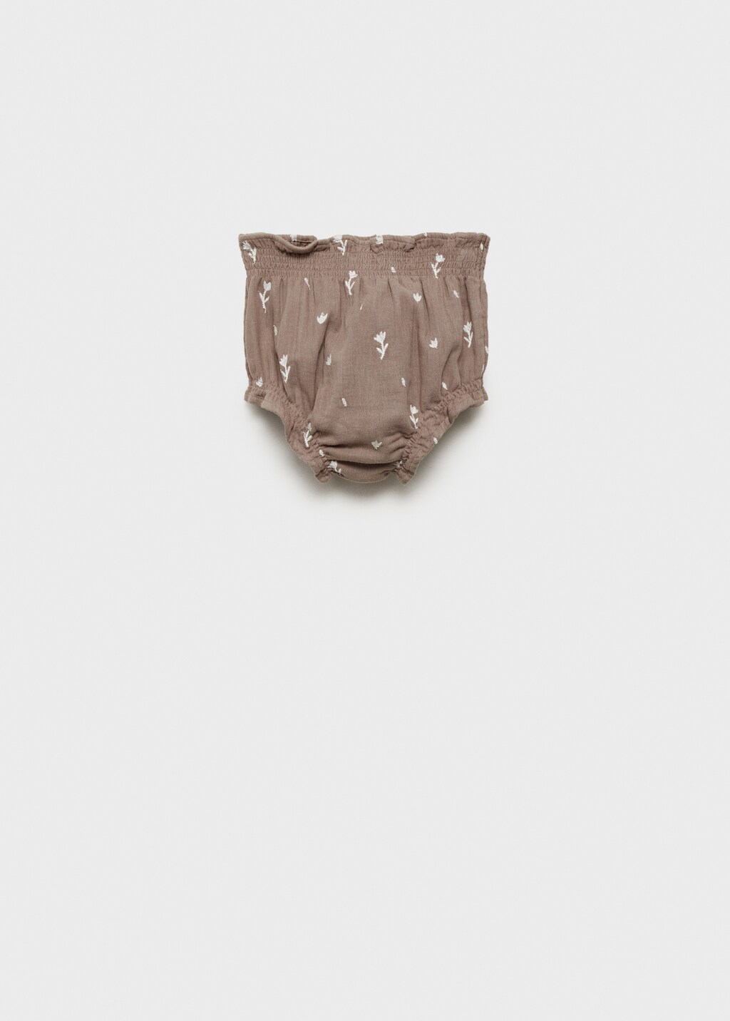 Mango Short ricamo floreale