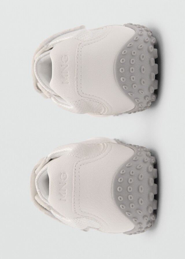 Mango Sneaker Canvas Pelle