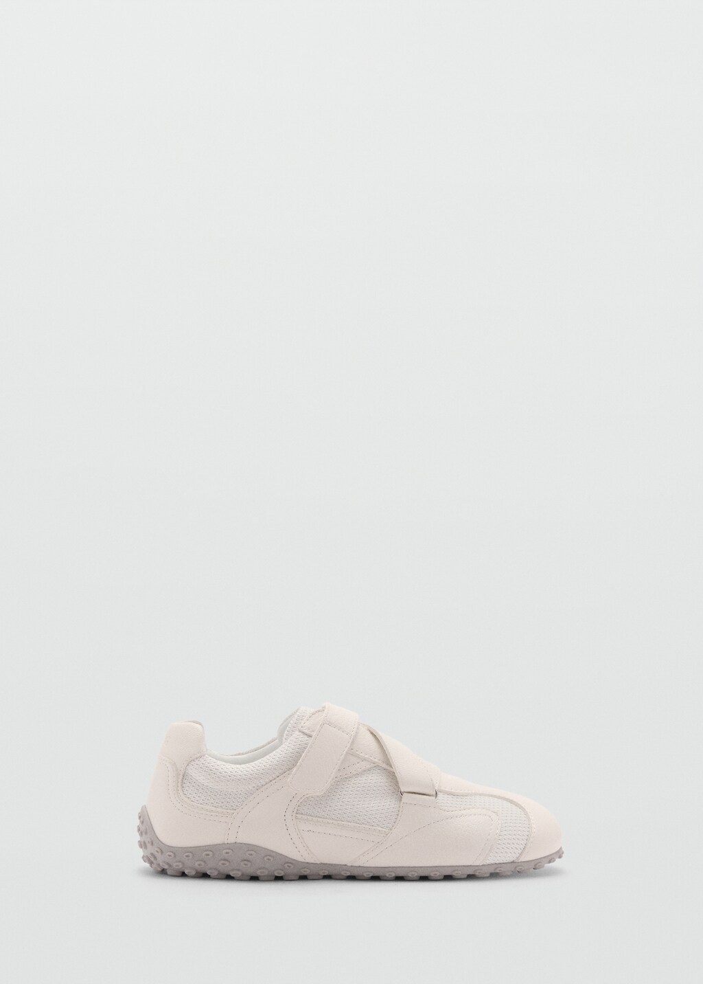 Mango Sneaker canvas pelle