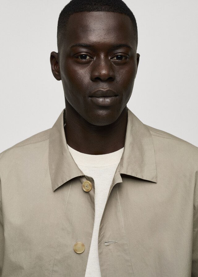 Mango Sovracamicia 100% Cotone Popeline