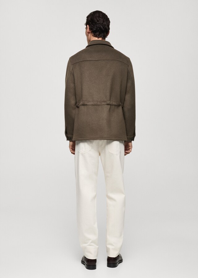 Mango Sovracamicia Flanella Misto Lana