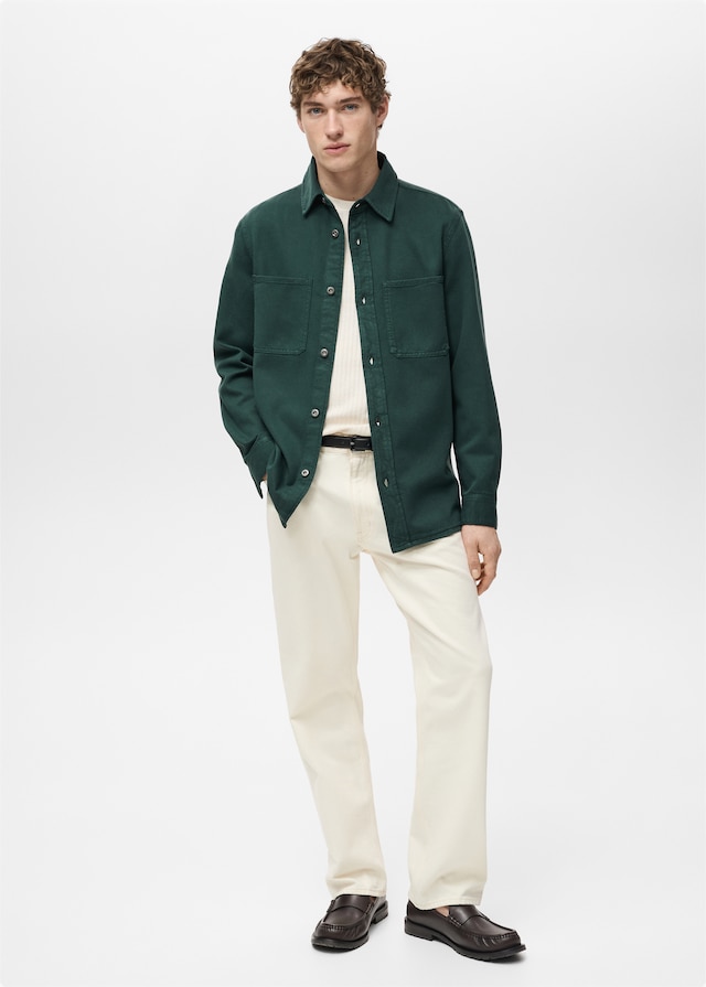 Mango Sovracamicia Tencel Regular-fit