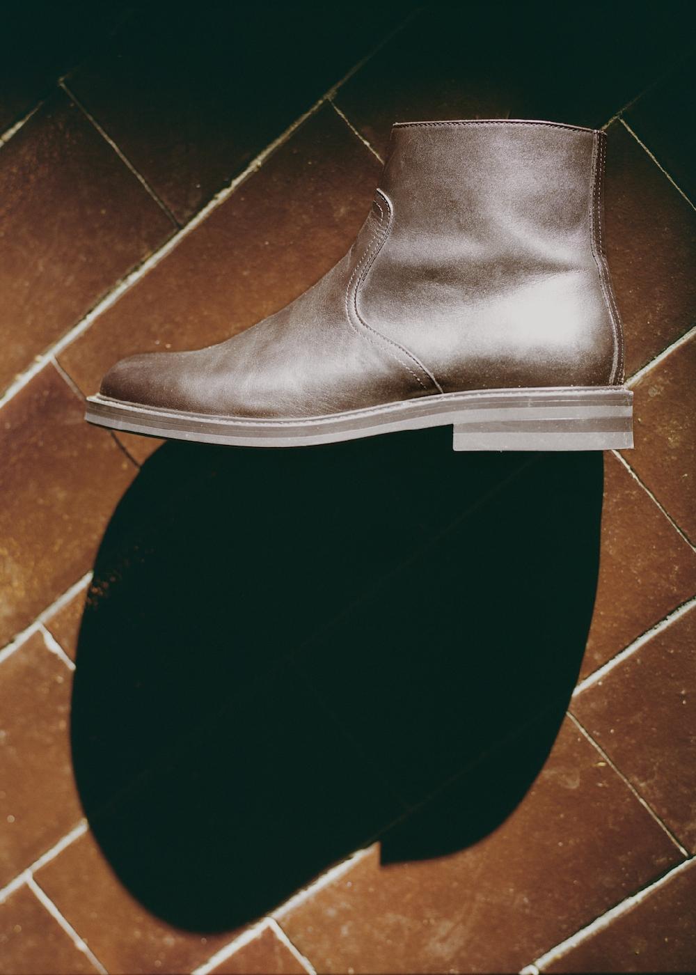 Mango Stivaletti pelle zip