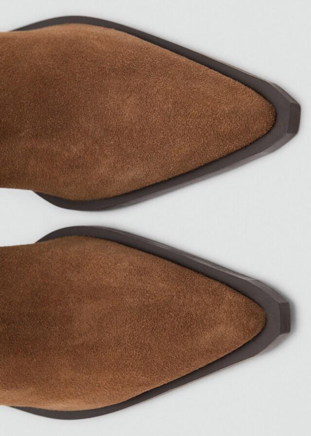 Mango Stivaletti Tacco Crosta