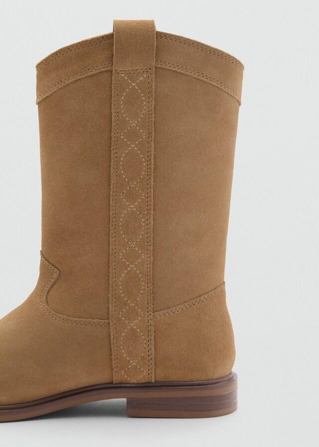 Mango Stivali Alti Pelle