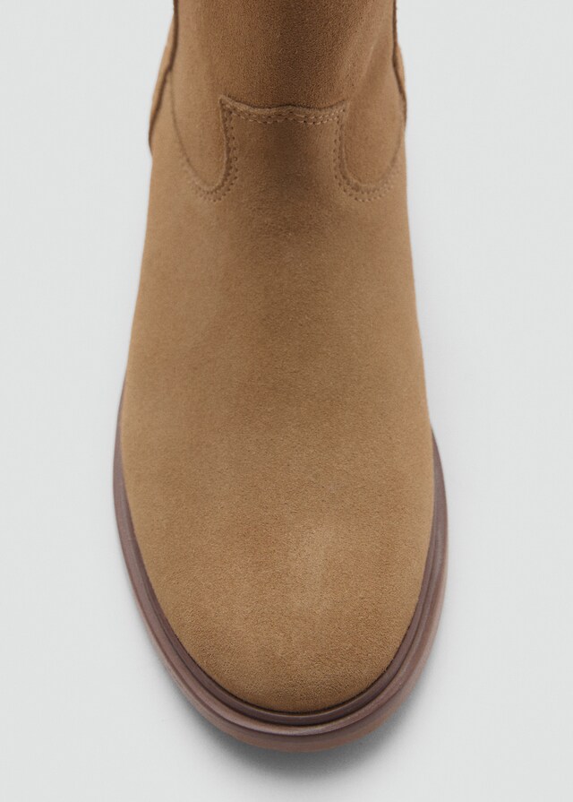 Mango Stivali Alti Pelle