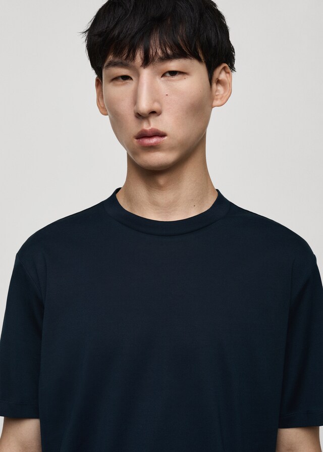 Mango T-shirt 100% Cotone Regular-fit