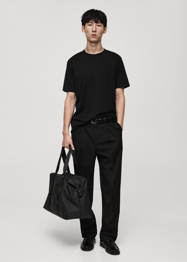 Mango T-shirt 100% Cotone Regular-fit