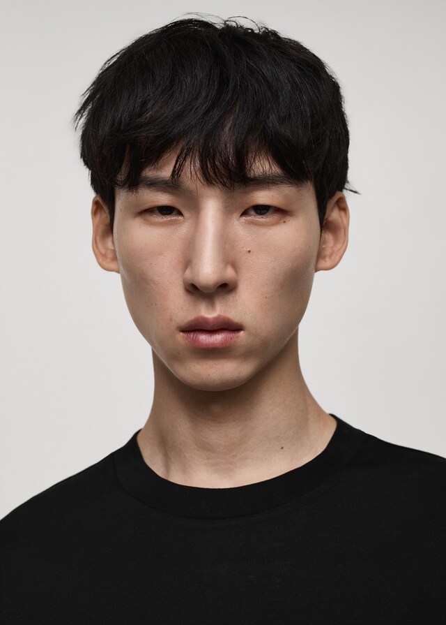 Mango T-shirt 100% Cotone Regular-fit