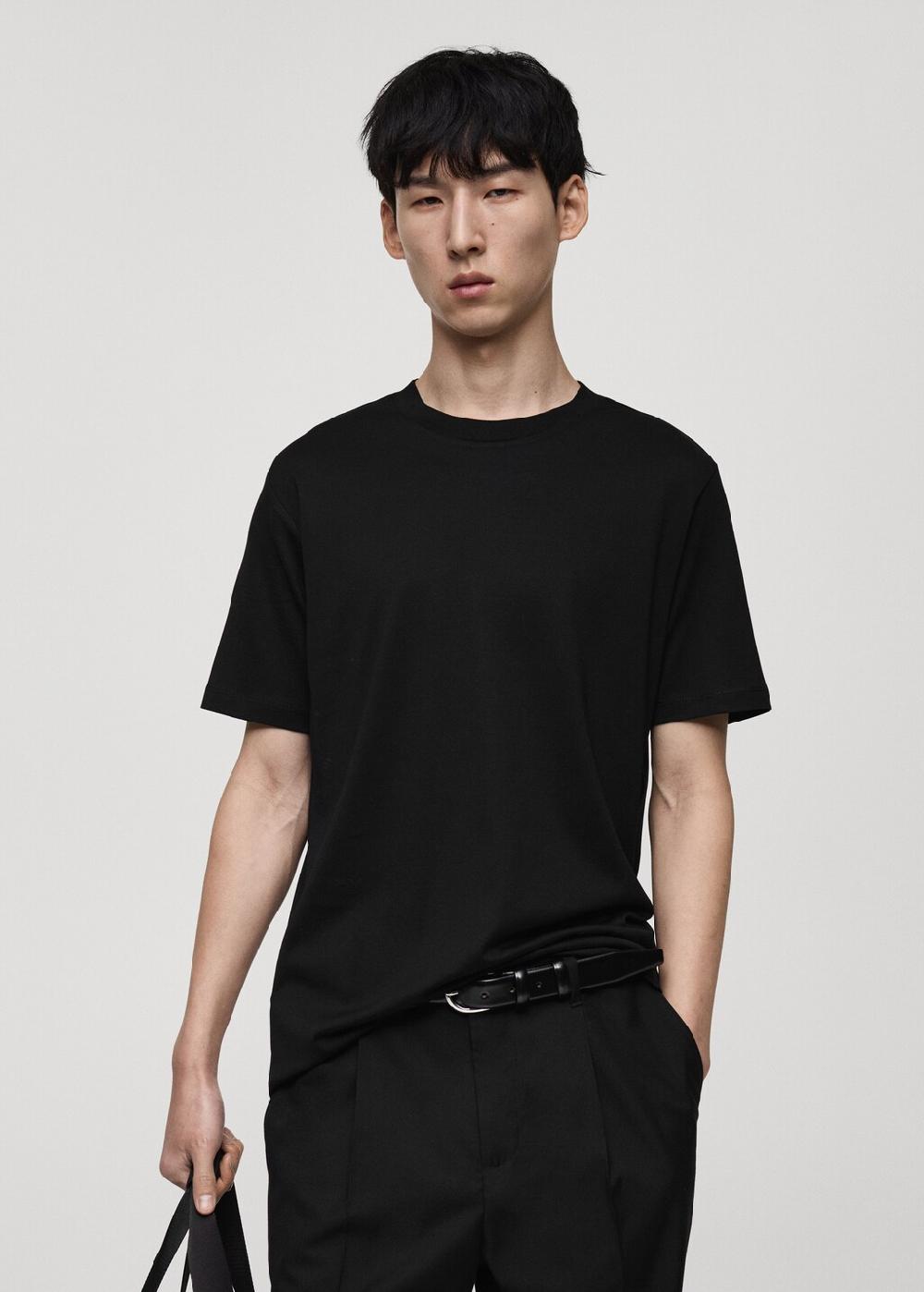 Mango T-shirt 100% cotone regular-fit