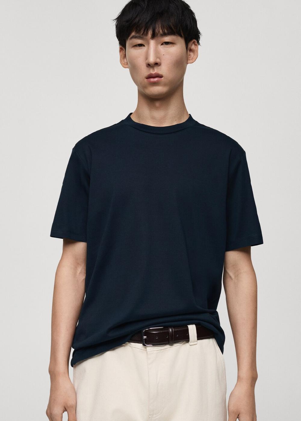 Mango T-shirt 100% cotone regular-fit