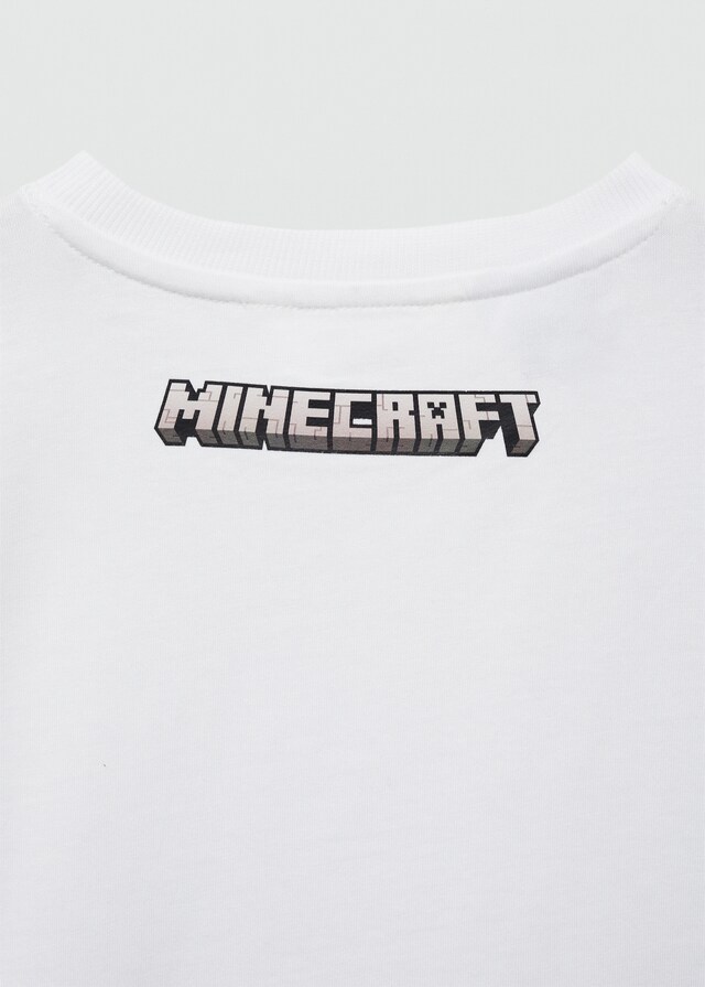 Mango T-shirt Cotone Minecraft