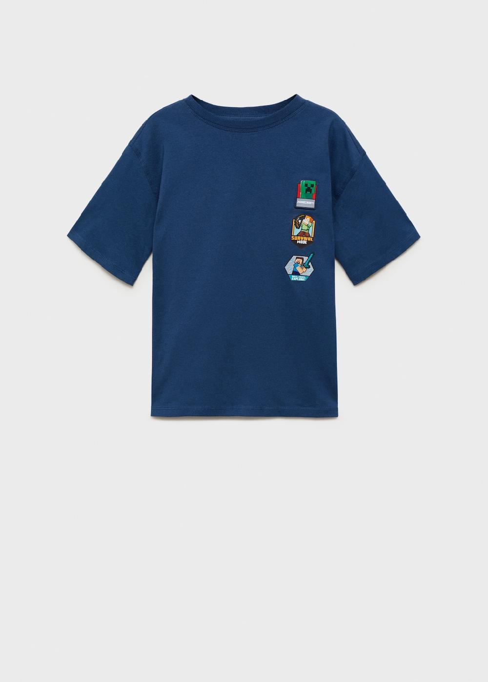 Mango T-shirt cotone Minecraft