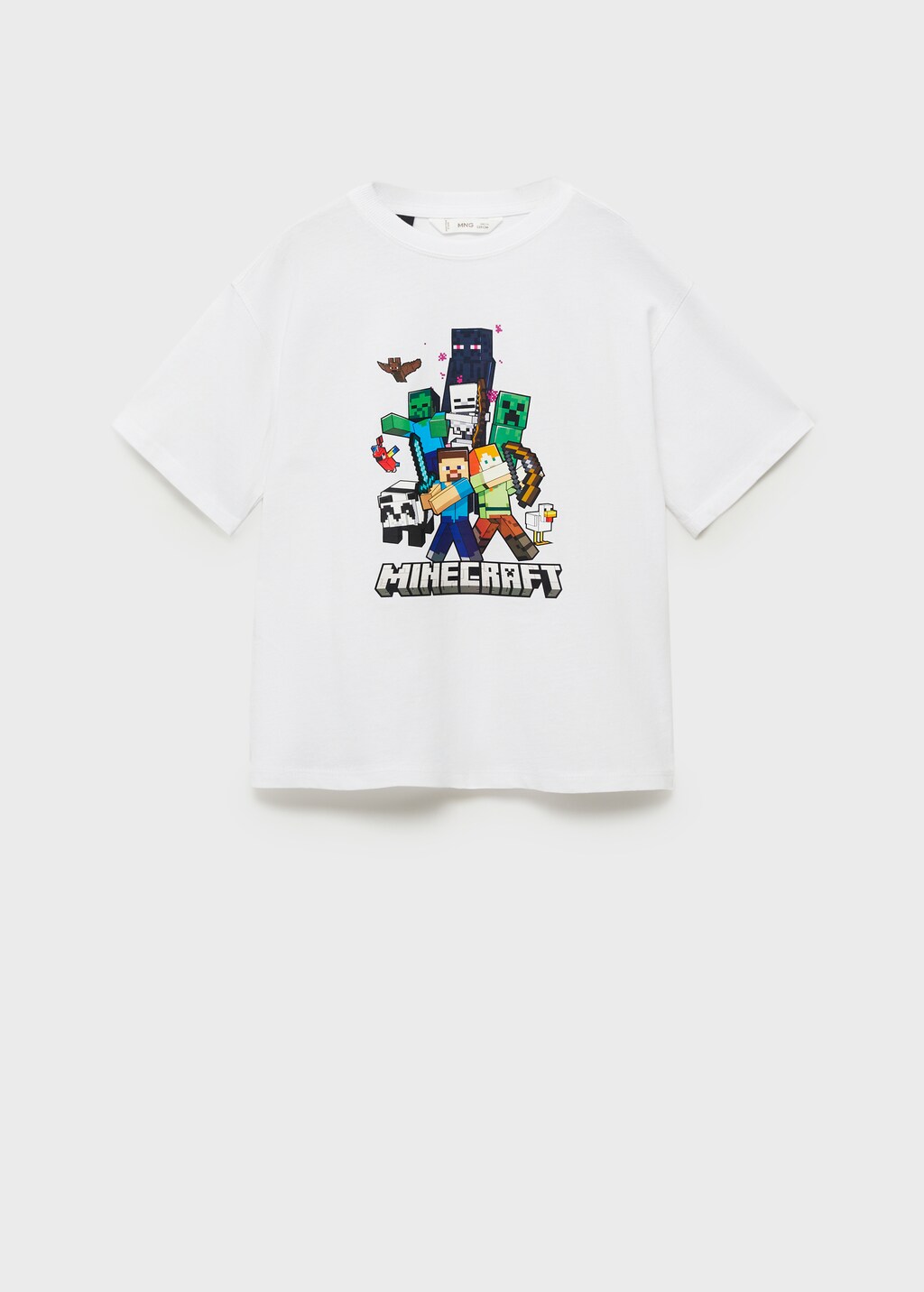 Mango T-shirt cotone Minecraft