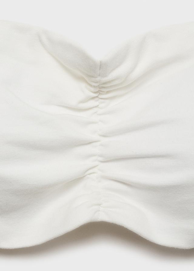 Mango Top Bandeau Increspato