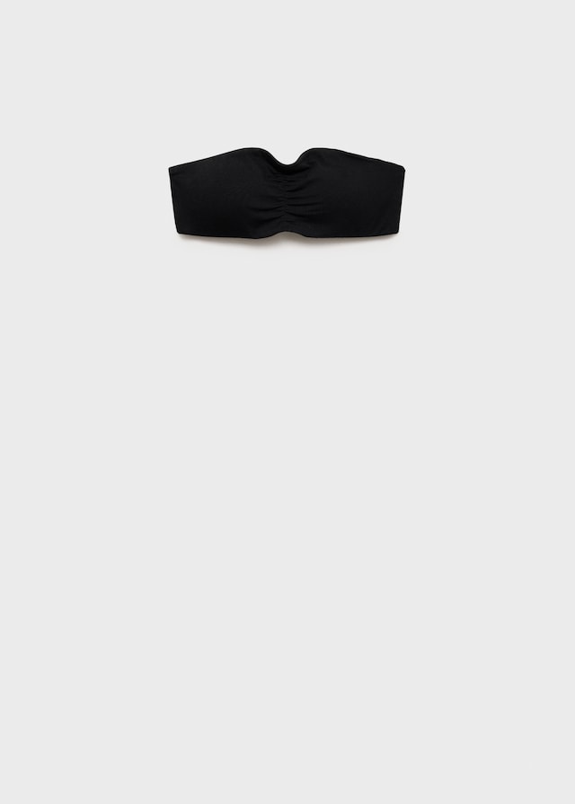 Mango Top Bandeau Increspato