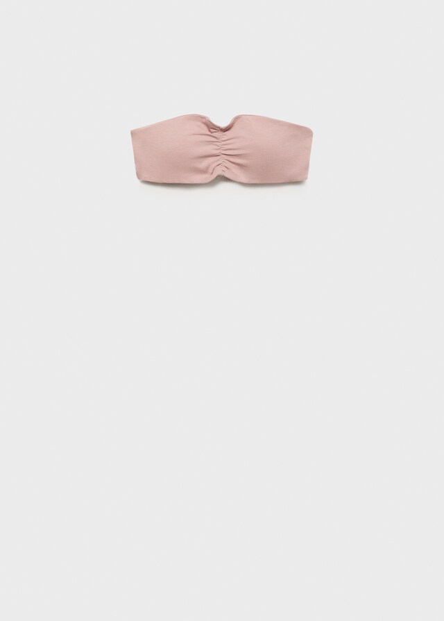 Mango Top Bandeau Increspato