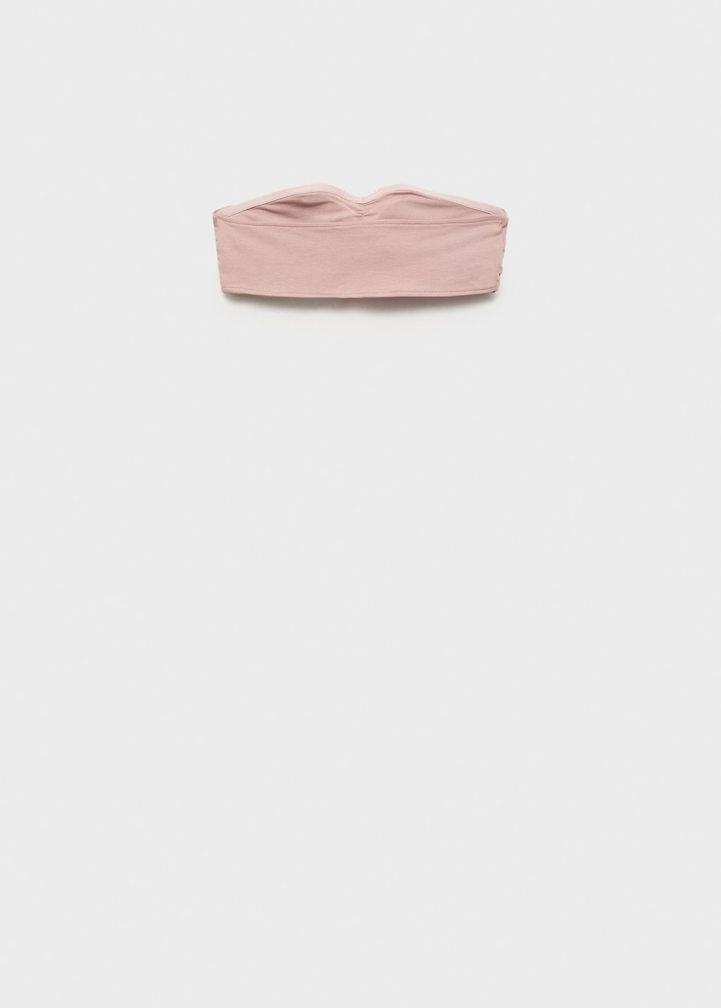 Mango Top bandeau increspato