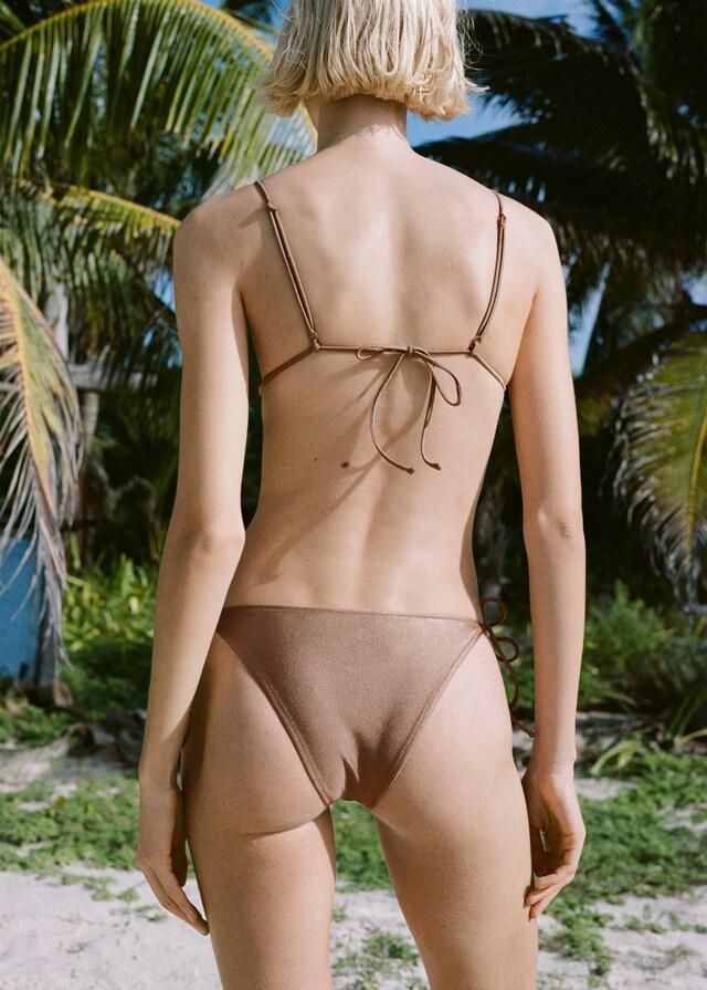 Mango Top Bikini Finitura Lucida