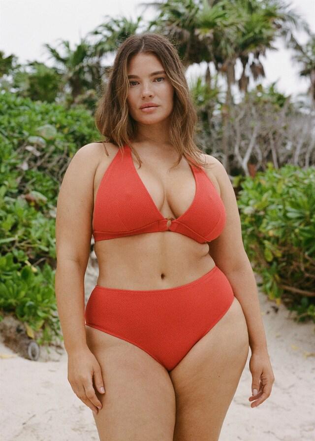 Mango Top Bikini Texture Anello Decorativo