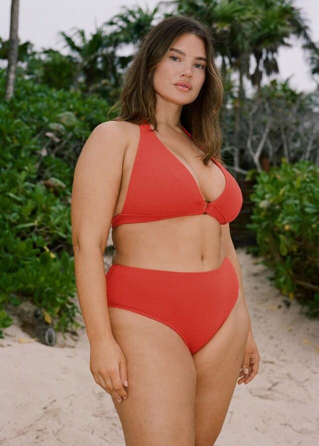 Mango Top Bikini Texture Anello Decorativo