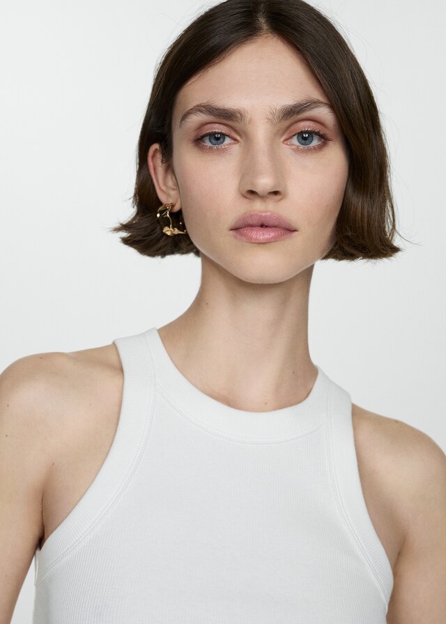 Mango Top Coste Cotone