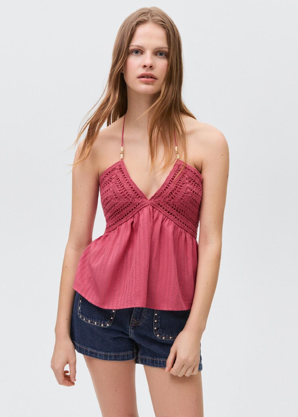 Mango Top crochet perline