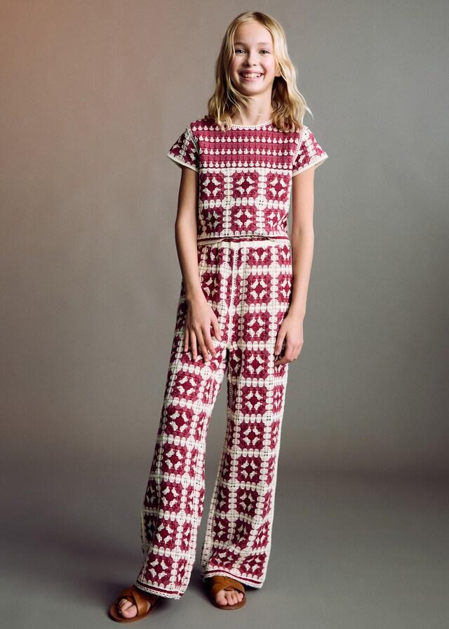 Mango Top Crop Crochet