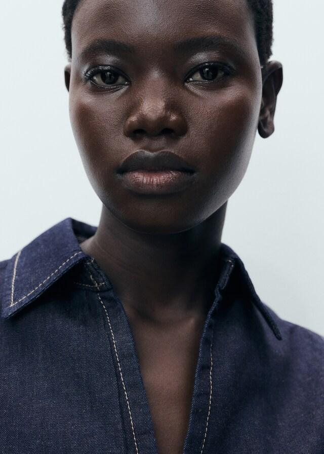 Mango Top Denim Avvitato