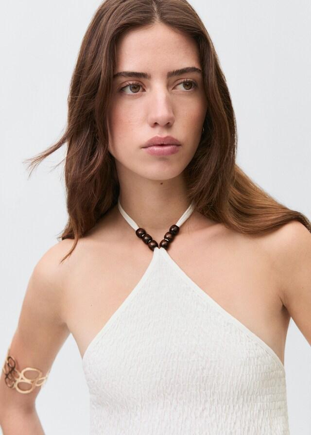 Mango Top Dettaglio Perline