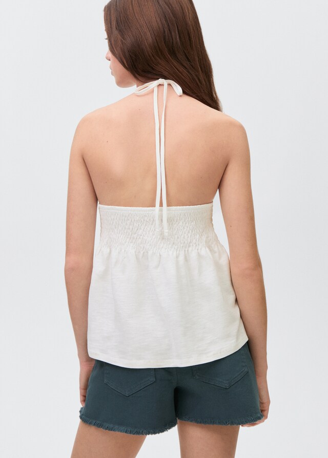 Mango Top Dettaglio Perline