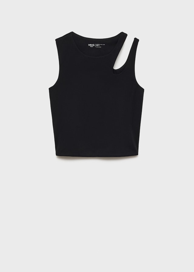 Mango Top Disegno Asimmetrico