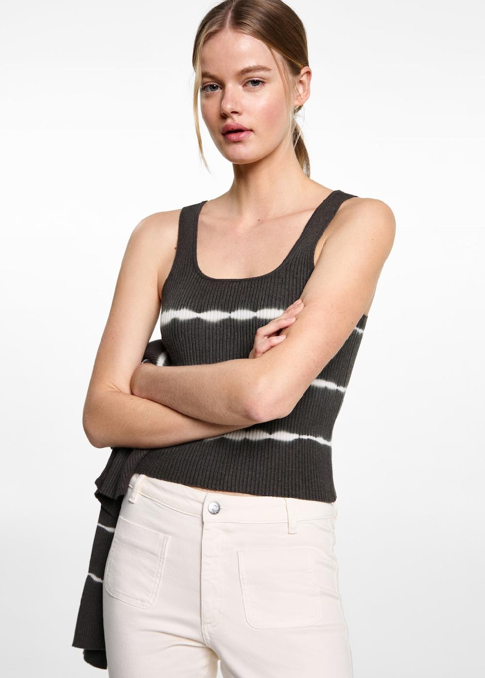 Mango Top effetto tie-dye