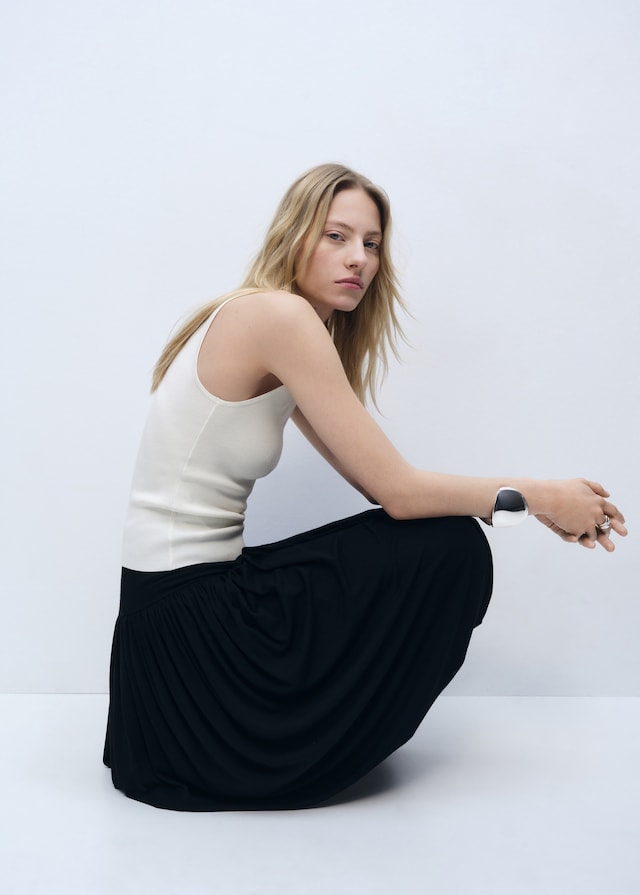 Mango Top In Maglia Aderente Senza Maniche