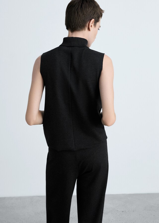 Mango Top Maglia Collo Alto