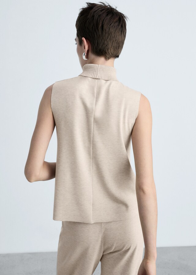 Mango Top Maglia Collo Alto