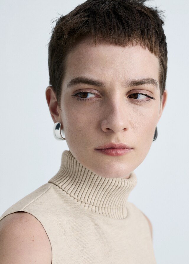 Mango Top Maglia Collo Alto