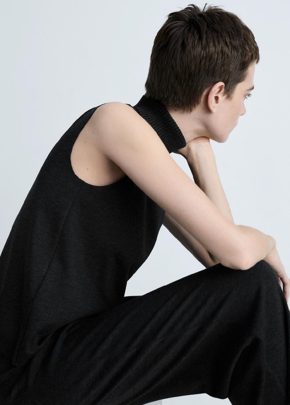 Mango Top maglia collo alto