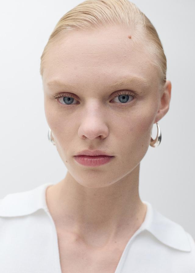 Mango Top Maglia Collo Polo