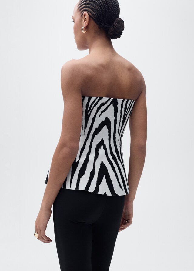 Mango Top Maglia Spalle Scoperte