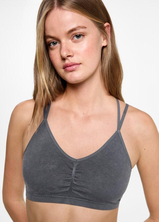 Mango Top Spallini Incrociati