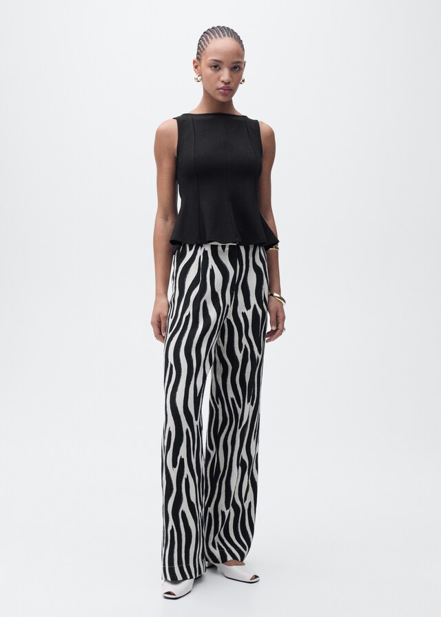 Mango Top Svasato Collo A Barca