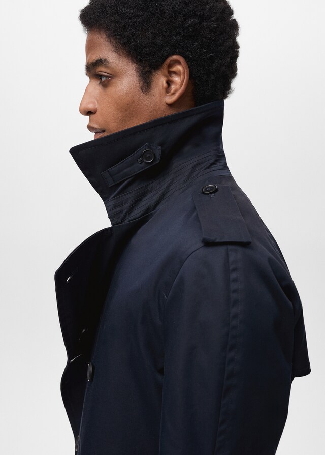 Mango Trench Cintura Water Repellent