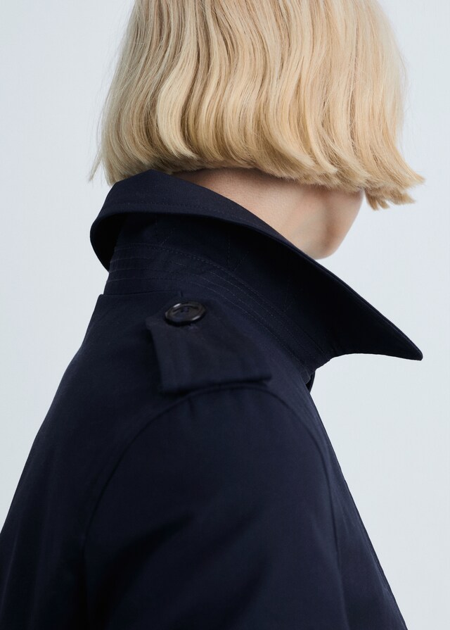 Mango Trench Classico Cintura