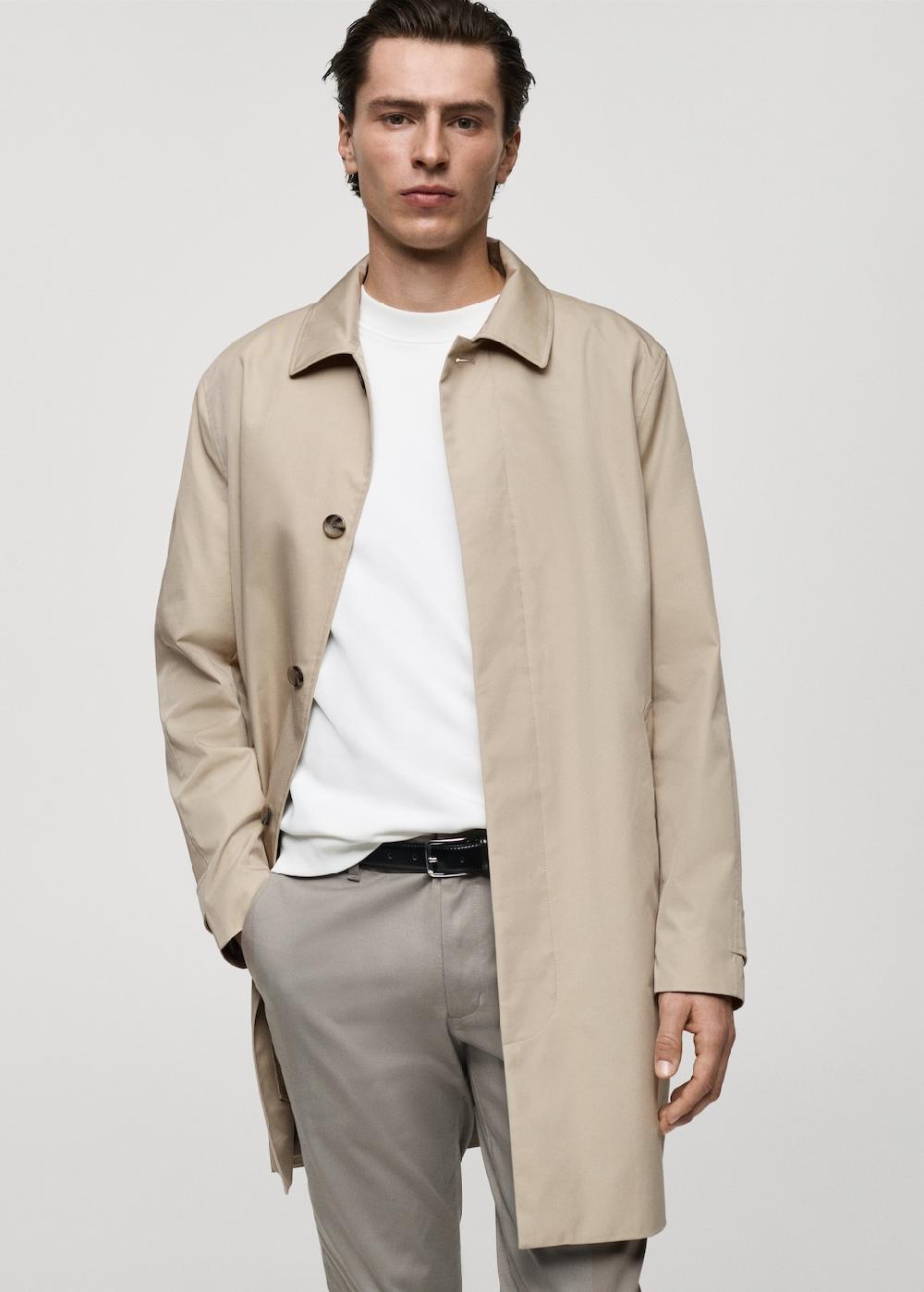 Mango Trench classico water repellent