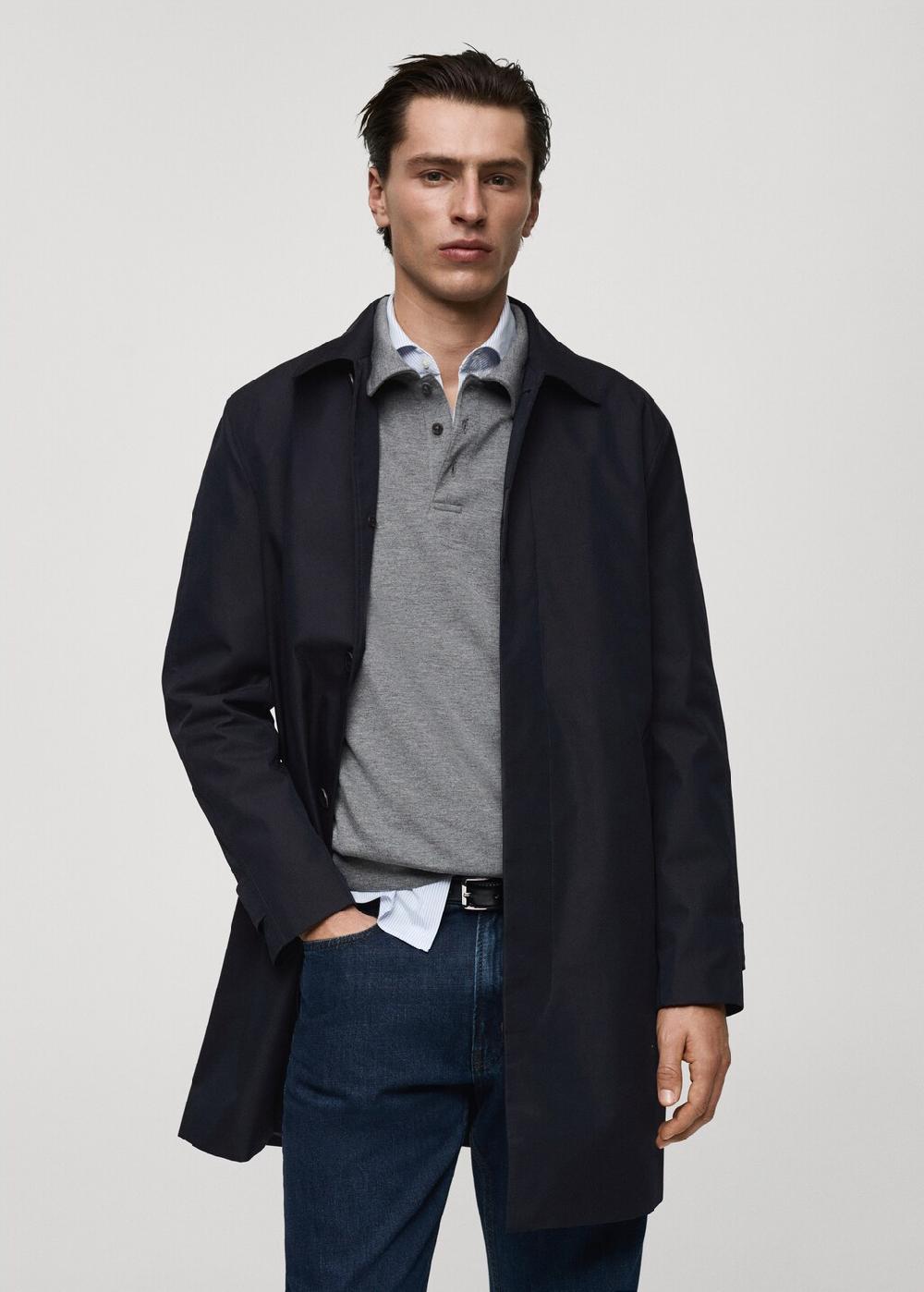 Mango Trench classico water repellent