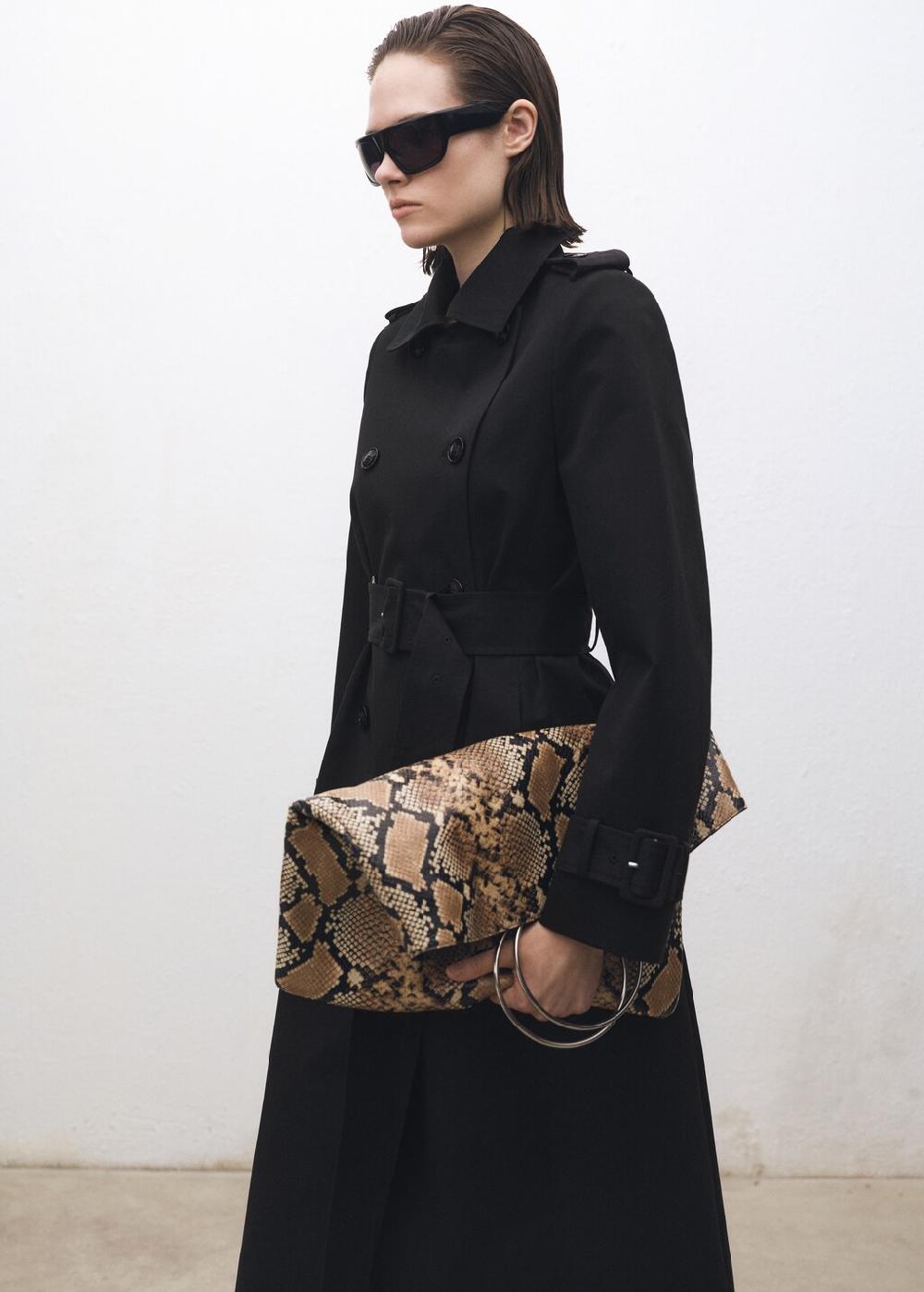 Mango Trench cotone doppiopetto